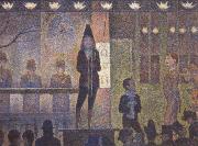 Georges Seurat The Cicus Parade painting